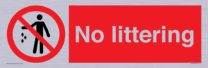 No littering